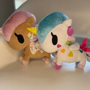Tokidoki Unicorno Neon Star Bella & Dolce Figures
